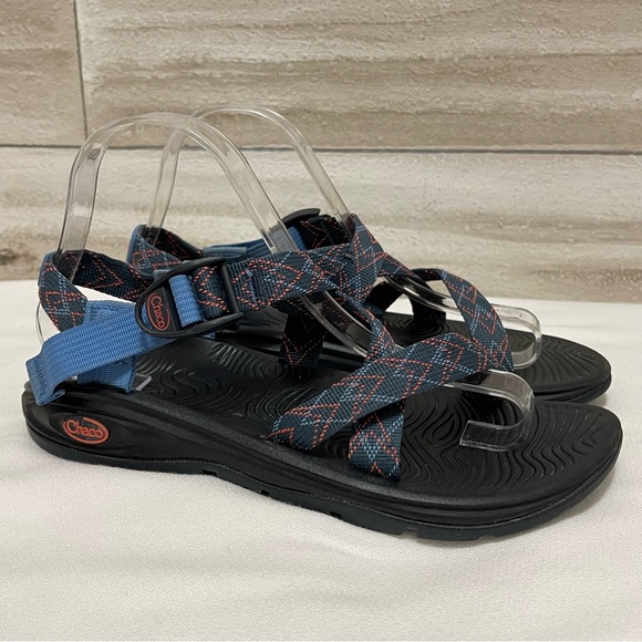 Chaco's Zvolv Waltz Navy Blue Black Women's Sandals Size 8 Strappy J106642 - Picture 3 of 9